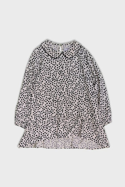 Polka Dotted Merino Dress