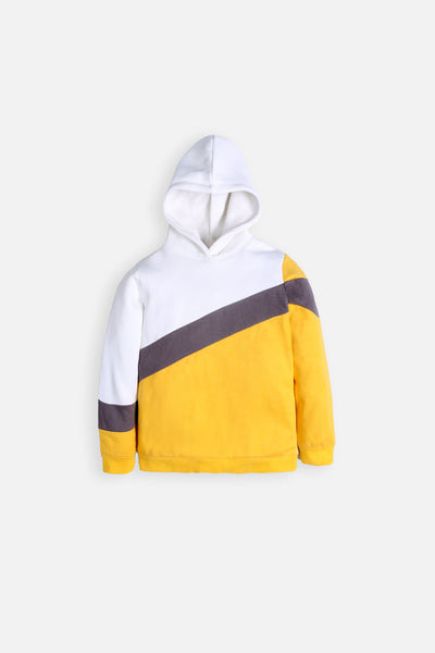 Colour Blocking Pullover Hoodies