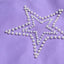 Star pearls sweat shirt