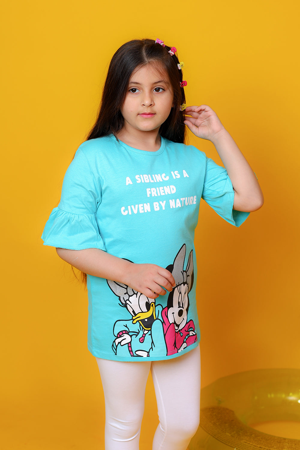 Donald Duck & Mini Mouse graphic T-shirt 100% cotton jersey fabric