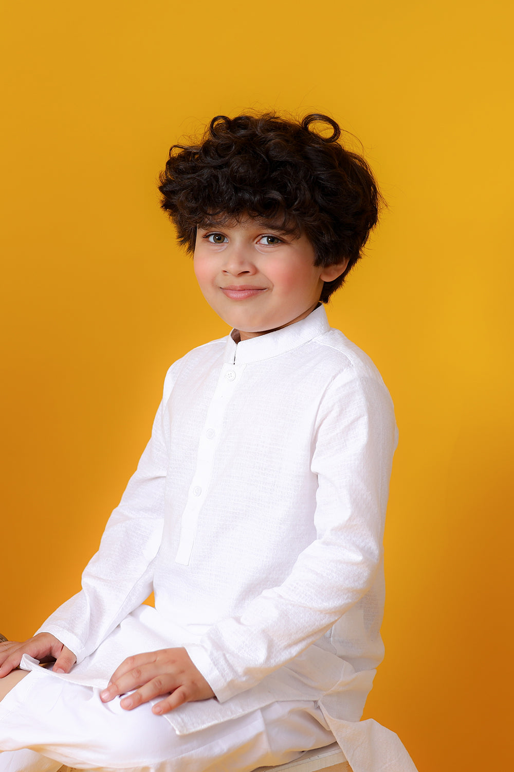 Plain Chicken kari kurta for boys with Side Pocket 100% Cotton fabric