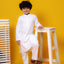 Plain Chicken kari kurta for boys with Side Pocket 100% Cotton fabric