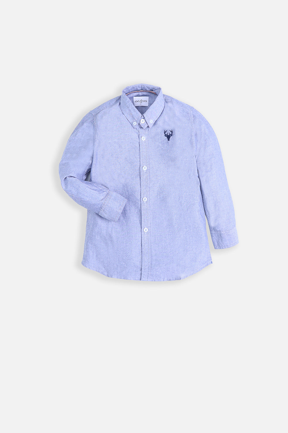 Blue Chambray Casual Shirt