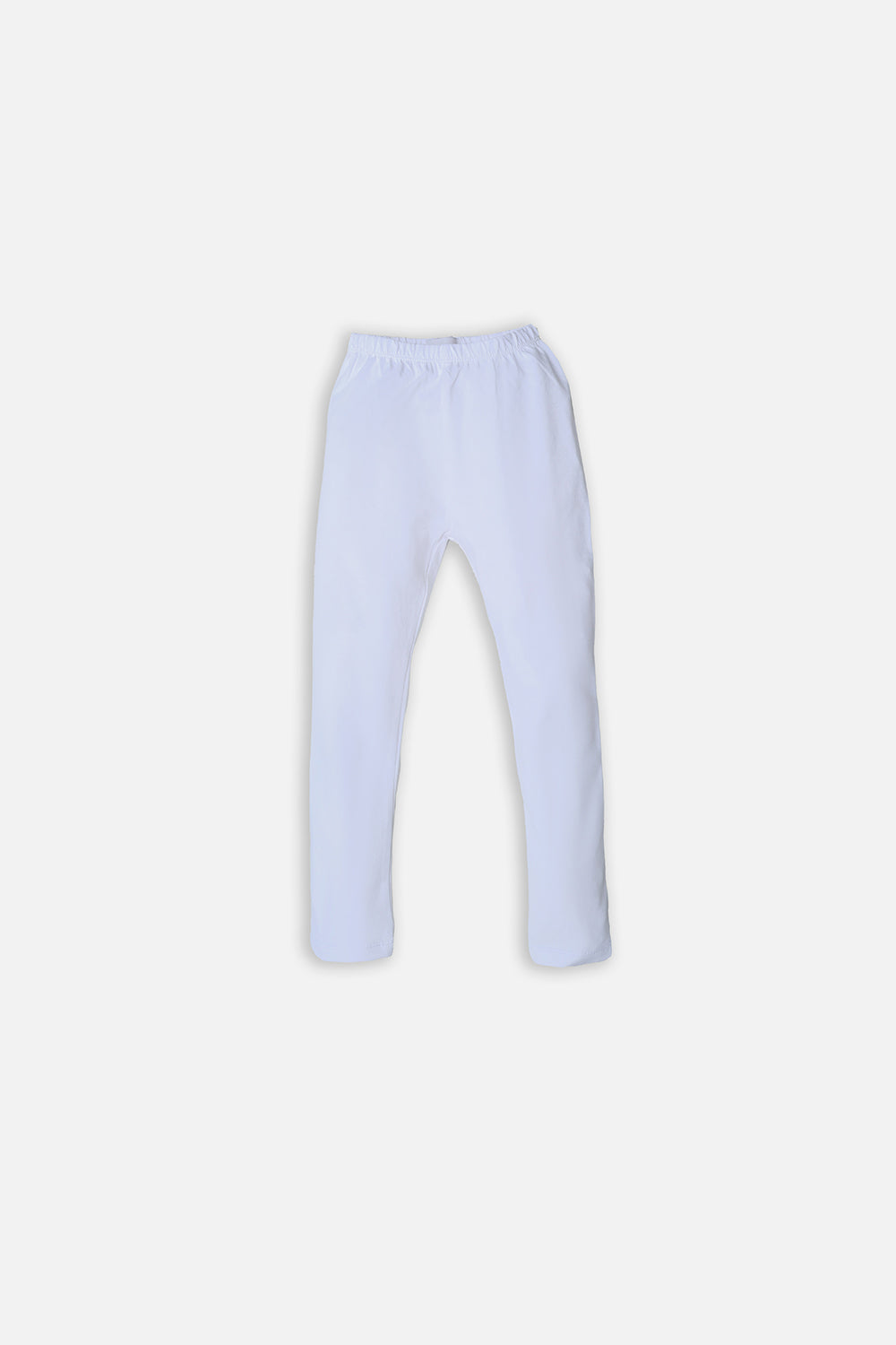 White Plain tights 100% cotton jersey fabric