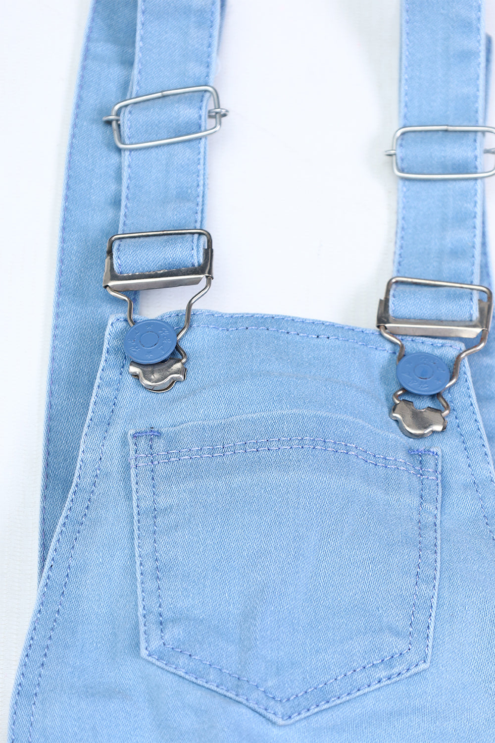Denim Dungaree with adjustable hooks 100% cotton fabric