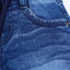 Dark blue Denim short with draw string 100% cotton fabric